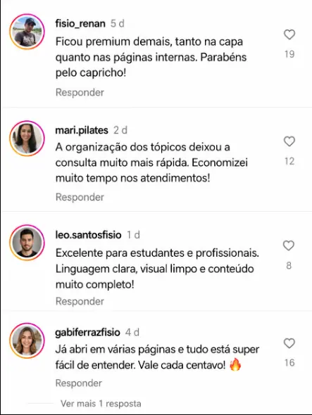 Exemplo de página do Guia Prático de Massoterapia Esportiva