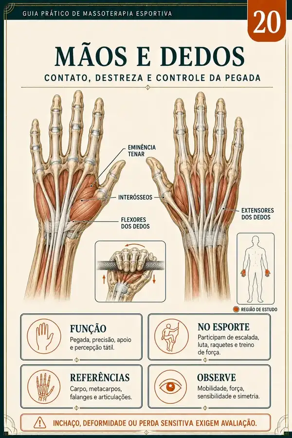 Exemplo de página do Guia Prático de Massoterapia Esportiva