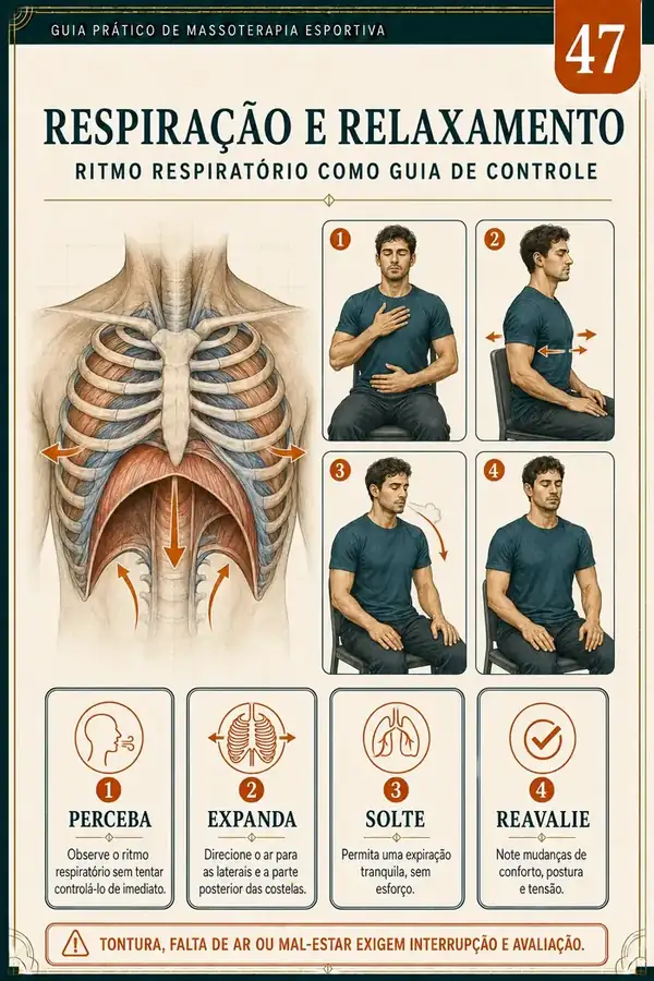 Exemplo de página do Guia Prático de Massoterapia Esportiva
